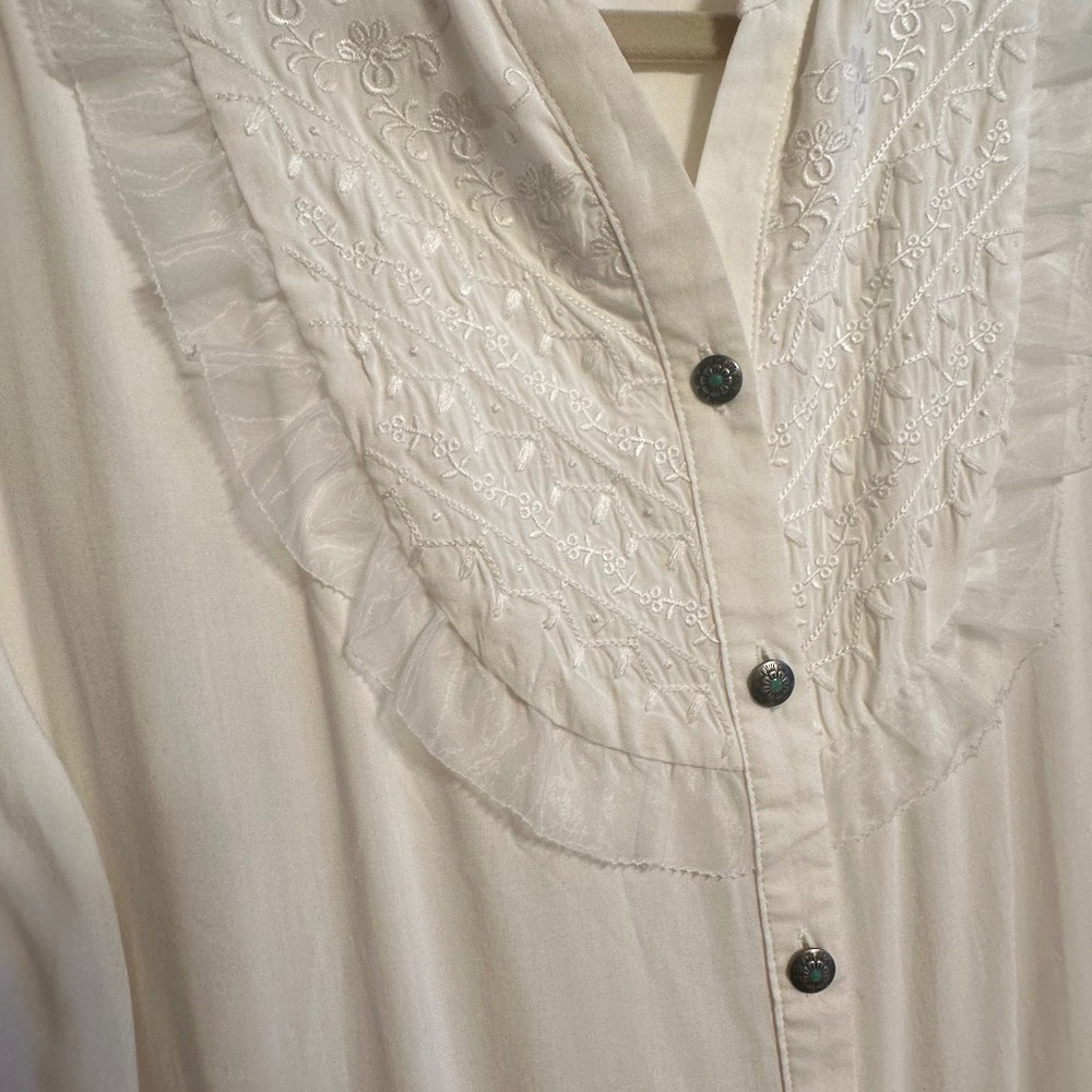 Brand New with Tags Tasha Polizzi Blouse with Lace Trim